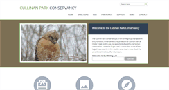 Desktop Screenshot of cullinanparkconservancy.org