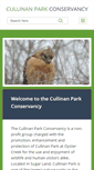 Mobile Screenshot of cullinanparkconservancy.org